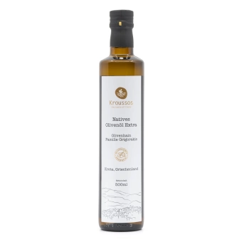 Extra Virgin Olive Oil, 500 ml - Glass Bottle