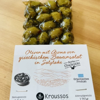 Olives flavour Greek farmer's salad